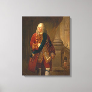 Koning George II, 1759 Canvas Afdruk