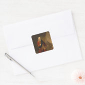 Koning George II, 1759 Vierkante Sticker (Envelop)