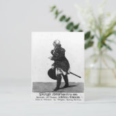 koning George III, 72-1810 Briefkaart (Staand voorkant)