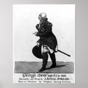 koning George III, 72-1810 Poster
