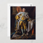 Koning George III door Allan Ramsay 1762 Briefkaart (Voorkant / Achterkant)