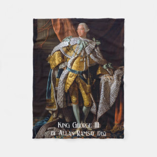 Koning George III door Allan Ramsay 1762 Fleece Deken