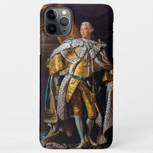 Koning George III door Allan Ramsay 1762 iPhone Hoesje (Achterkant)