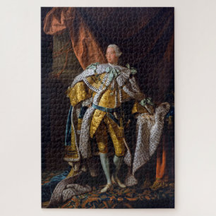 Koning George III door Allan Ramsay 1762 Legpuzzel