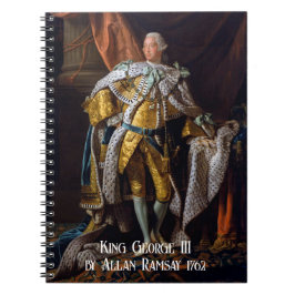 Koning George III door Allan Ramsay 1762 Notitieboek