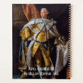 Koning George III door Allan Ramsay 1762 Planner (Achterkant)