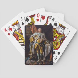 Koning George III door Allan Ramsay 1762 Pokerkaarten