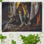 Koning George III door Allan Ramsay 1762 Theedoek (Gevouwen)