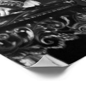 Koning George VI of England Portret - Circa 1940 Poster (Hoek)