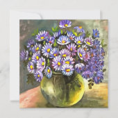 koning George zingt in een metallische vaas Kaart (Voorkant)