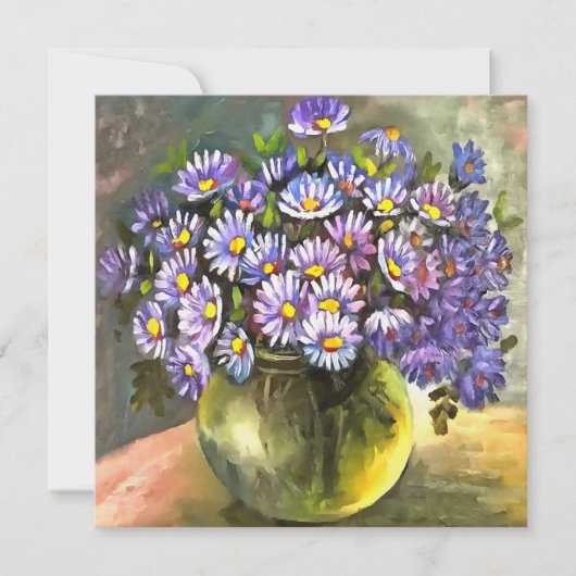 koning George zingt in een metallische vaas Kaart (Voorkant)