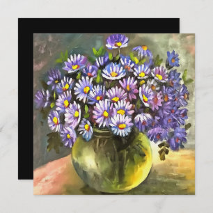 koning George zingt in een metallische vaas Kaart