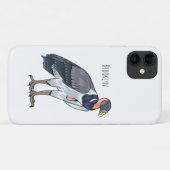 Koning giervogel strip illustratie  Case-Mate iPhone case (Achterkant (horizontaal))