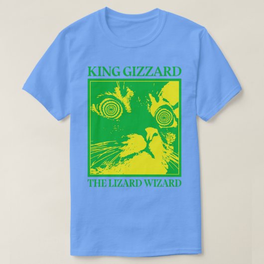 Koning Gizzard de Hagedis Wizard Fanmade Tapestry T-shirt (Design voorkant)