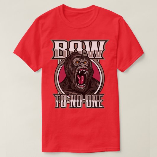 KONING GORILLA T-SHIRT (Design voorkant)