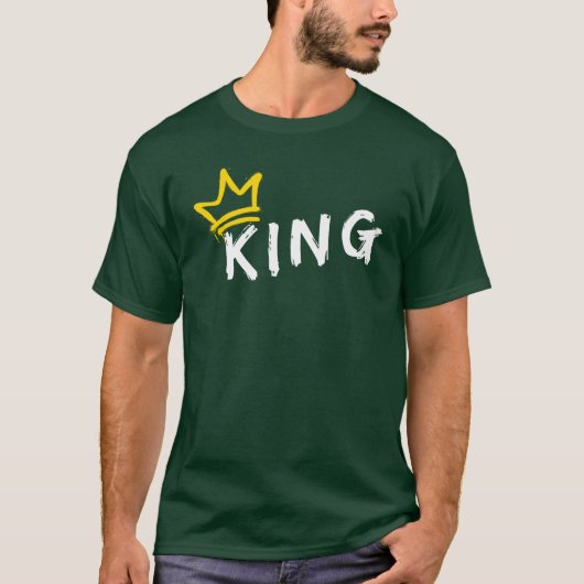 Koning Grafisch Ontwerp T-shirt (Voorkant)