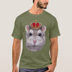 Koning Gray Dwarf Hamster die een keizerlijke keiz T-shirt