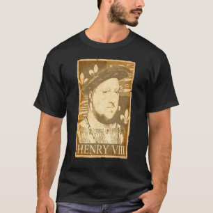 Koning Hendrik 8 van Engeland gescheurd propaganda T-shirt