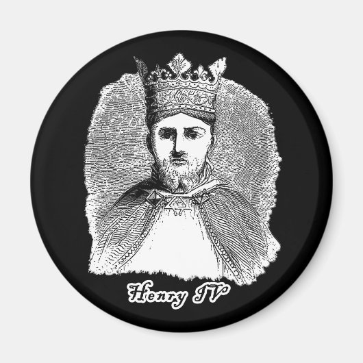 Koning Hendrik IV Portret op Tshirts en geschenken Magneet (Voorkant)