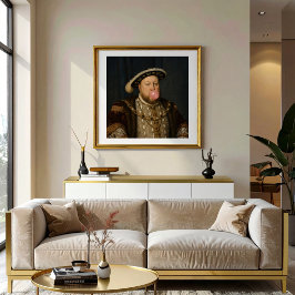 Koning Hendrik VIII Blaast Roze Kauwgom Nr 2 Perfect Poster