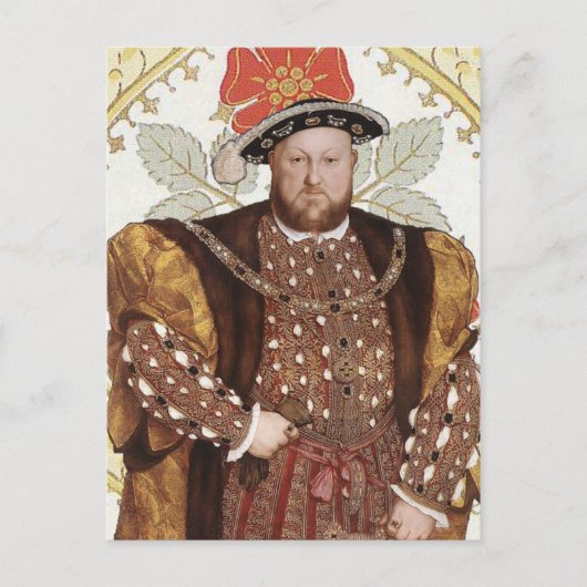 Koning Hendrik VIII van Engeland - Portret Briefka Briefkaart (Voorkant)