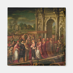 Koning Henri III van Frankrijk die Venetië bezoek Magneet