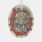 Koning Henry II glas Kerstversiering Glas Ornament (Voorkant Rechts)