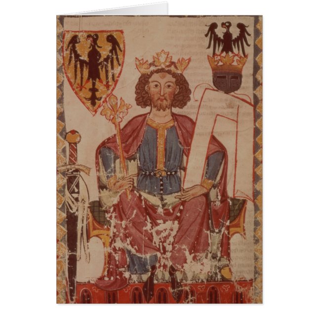 Koning Henry, illustratie van de Manasse (Voorkant)