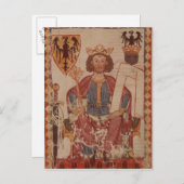 Koning Henry, illustratie van de Manasse Briefkaart (Voorkant / Achterkant)