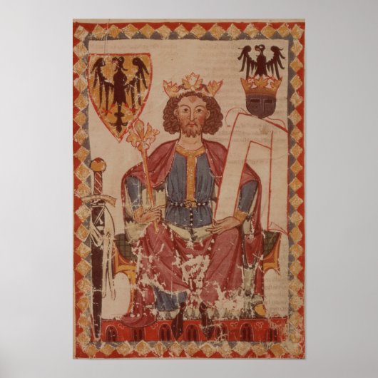 Koning Henry, illustratie van de Manasse Poster (Voorkant)