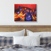 Koning Herder op Canvas (Insitu (Slaapkamer))