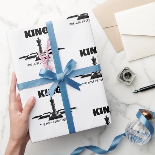 Koning het belangrijkste stuk cadeaupapier (Geschenken)