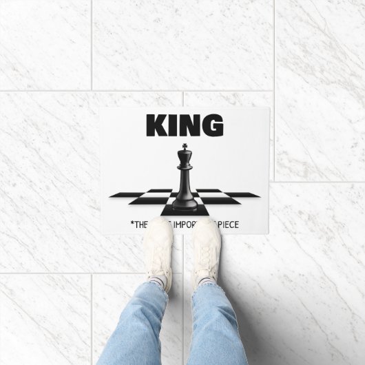 Koning het belangrijkste stuk deurmat (Binnen)