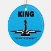 Koning het belangrijkste stuk keramisch ornament (Links)