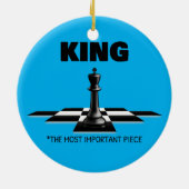 Koning het belangrijkste stuk keramisch ornament (Achterkant)