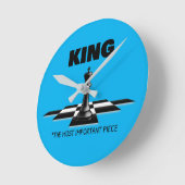 Koning het belangrijkste stuk ronde klok (Hoek)