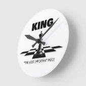 Koning het belangrijkste stuk ronde klok (Hoek)