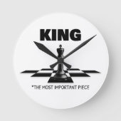 Koning het belangrijkste stuk ronde klok (Voorkant)
