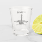 Koning het belangrijkste stuk shot glas (Achterkant)