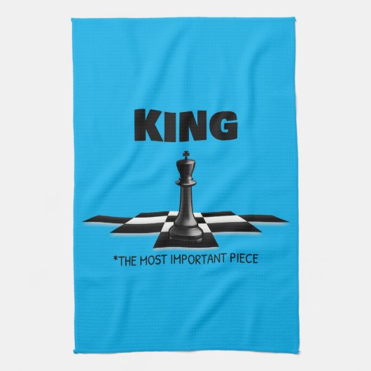 Koning het belangrijkste stuk theedoek (Verticaal)