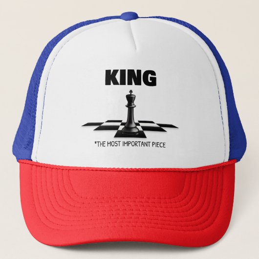 Koning het belangrijkste stuk trucker pet (Voorkant)