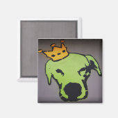 Koning Hond Magneet (Voorkant / Achterkant)