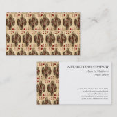  koning hoort PLaying Kards Collage Visitekaartje (Voorkant / Achterkant)