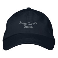 Koning houdt van Koningin Grijs Tekst Navy Kleur-H