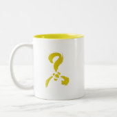 Koning in Geel heeft je gevonden Tweekleurige Koffiemok (Links)