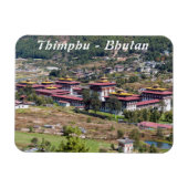 Koning in Thimphu - Bhutan Magneet (Horizontaal)