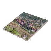 Koning in Thimphu - Bhutan Tegeltje (Zijkant)