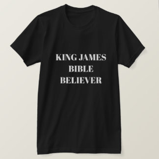 Koning James Bijbel Believer Ministerie Zwart T-shirt
