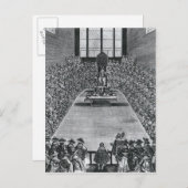Koning James I in de Kamers van het Parlement, 162 Briefkaart (Voorkant / Achterkant)