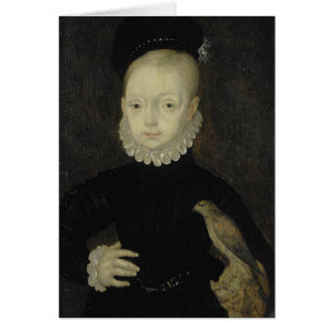 Koning James VI met Sparrow Hawk - 1574